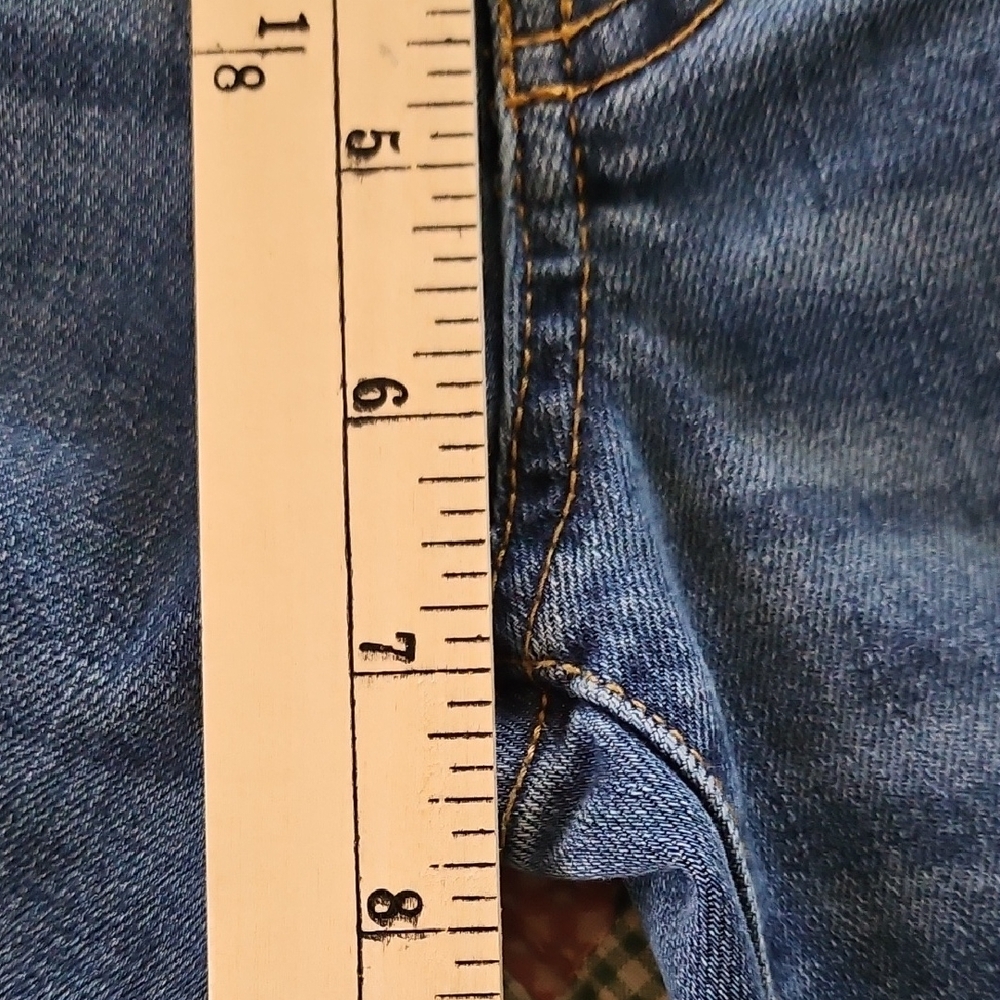 Cat & Jack Girls Patchword Designed Jeggings- Size 8 - Picture 5 of 8